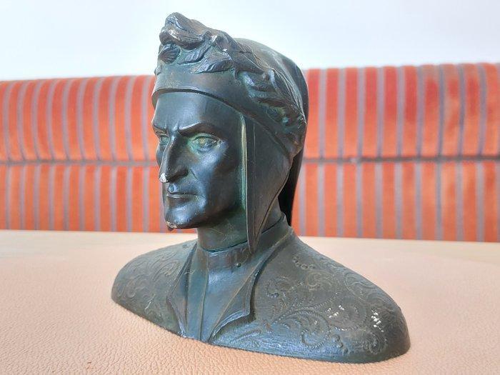 sculptuur, Dante - 17.5 cm - Zinklegering, Antiek en Kunst, Curiosa en Brocante