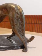 sculptuur, Levrier - 30 cm - Zinklegering