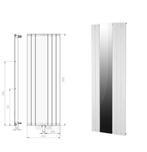 Designradiator Plieger Cavallino Retto Specchio 773 Watt, Ophalen of Verzenden, Nieuw, Overige typen