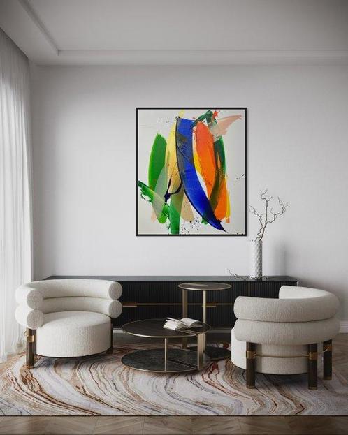 Eren - Katana no.126 - XXL, Antiek en Kunst, Kunst | Schilderijen | Modern