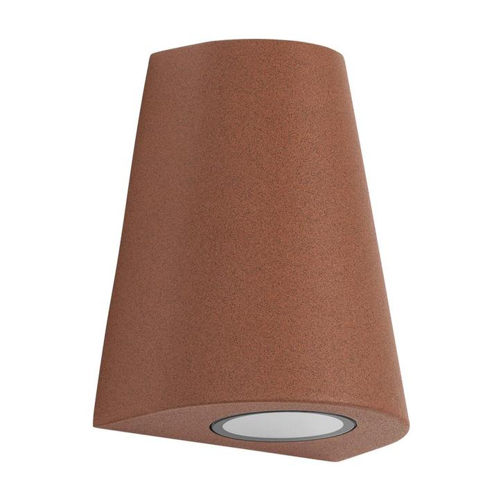 Wandverlichting modern Cone Muurlamp Corten, Jardin & Terrasse, Éclairage extérieur, Envoi