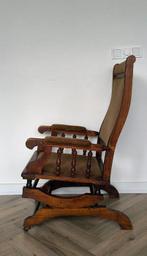 Handmade - Schommelstoel - Schommelstoel op wieltjes - Hout,