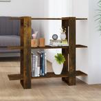 vidaXL Boekenkast/kamerscherm 100x30x87 cm gerookt, Huis en Inrichting, Kasten | Boekenkasten, Verzenden, Nieuw