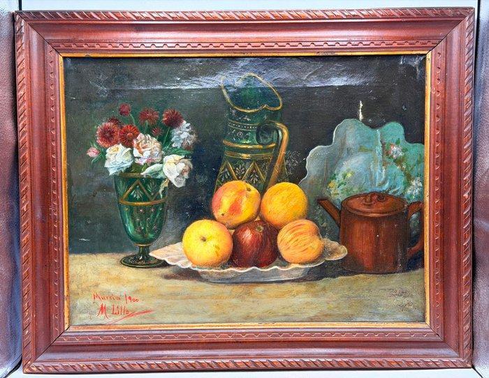 Spaanse school (XIX) - Bodegón, Antiek en Kunst, Kunst | Schilderijen | Klassiek