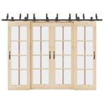 vidaXL Doos met onderdelen voor schuifdeur 305 cm staal, Doe-het-zelf en Bouw, Hang- en Sluitwerk, Verzenden, Nieuw