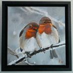 R.Benda(1953) - Schattige Roodborstjes in de winter