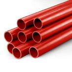 PVC buis 32mm - kleur rood (50 cm), Verzenden, Nieuw