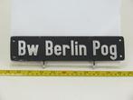 Lokschild BW Berlin Pog (Spoorwegen 1:1), Overige typen, Gebruikt, Ophalen of Verzenden