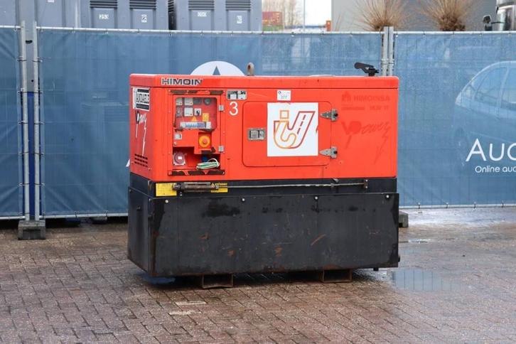 Veiling: Generator Himoinsa HLW111 T5 INS Diesel 2006 11kVA, Articles professionnels, Machines & Construction | Générateurs, Enlèvement