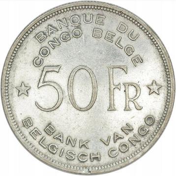 Congo belge. Léopold III. 50 Francs 1944 Pretoria, South
