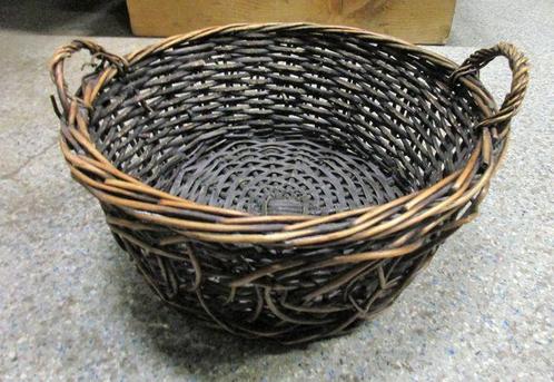 Rieten mand met handvat ø36cm, Zakelijke goederen, Kantoor en Winkelinrichting | Winkel en Inventaris