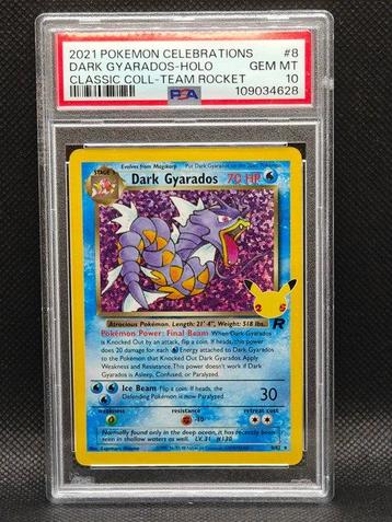 Pokémon - 1 Graded card - PSA 10 MINT DARK GYARADOS - NO