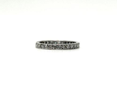 Ring Platina -  0.31ct. tw. Diamant (Natuurlijk), Handtassen en Accessoires, Ringen