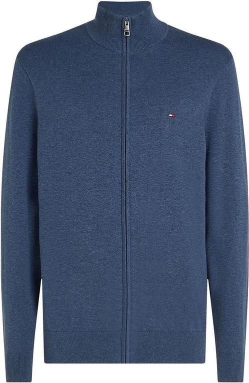Tommy Hilfiger Vest Zip Indigo maat Maat 52/54 (L) Heren, Kleding | Heren, Truien en Vesten, Blauw, Nieuw, Maat 52/54 (L), Verzenden