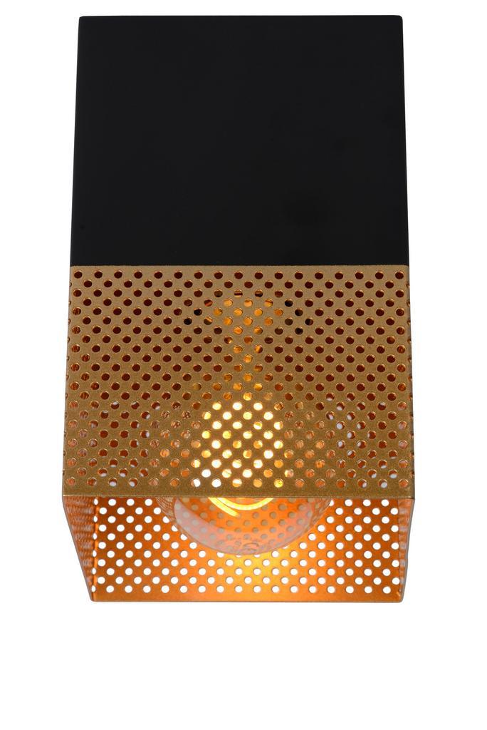 Lucide RENATE - Plafonnière - 1xE27 - Zwart -, Huis en Inrichting, Lampen | Losse lampen, Nieuw, Verzenden