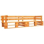 vidaXL Tuinbank 2-zits pallet hout honingbruin, Verzenden, Nieuw