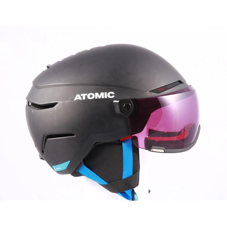 59 60 61 62 63 skihelm/snowboardhelm ATOMIC SAVOR VISOR ALL, Sport en Fitness, Skiën en Langlaufen, Ski, Overige typen, Zo goed als nieuw