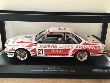 Minichamps - 1:18 - 1985 - BMW 635 CSi - 24h Spa - beschikbaar voor biedingen