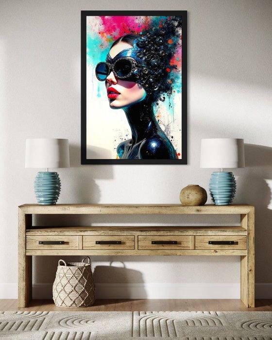 KAUGER (1972) - Alexandra 1/1 Toile Large, Antiek en Kunst, Kunst | Schilderijen | Modern