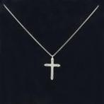 Crivelli - Halsketting - 18 karaat Witgoud - 0.09ct. tw. -, Handtassen en Accessoires, Kettingen, Nieuw