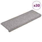 vidaXL Trapmatten 30 st 65x21x4 cm lichtgrijs met, Verzenden, Nieuw