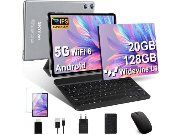 Veiling - SKYEGG Tablet Android 14 (10 inch) 20 GB RAM + 128, Computers en Software, Android Tablets