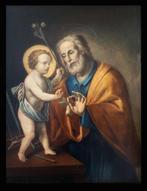 Bolognese School (XVII-XVIII) - A depiction of Saint Joseph