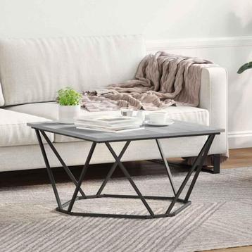 vidaXL Salontafel Grijs Sonoma 80x80x45 cm Mdf, Verzenden
