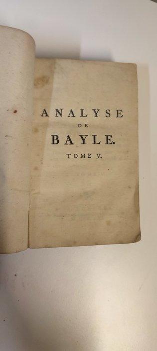 [Francois-Marie de Marsy] - Analyse raisonnée de Bayle., Antiek en Kunst, Antiek | Boeken en Manuscripten