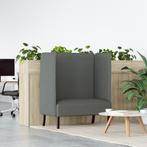 vidaXL Hoge Rug Sofa Donkergrijs 109x56x121 cm, Huis en Inrichting, Verzenden, Nieuw