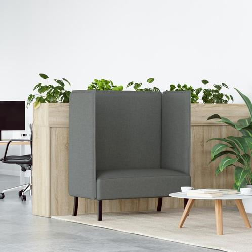vidaXL Hoge Rug Sofa Donkergrijs 109x56x121 cm, Huis en Inrichting, Zetels | Zetels, Nieuw, Verzenden
