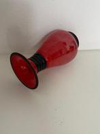 Jean Beck - Vase - petit vase en verre rouge irisé - Verre