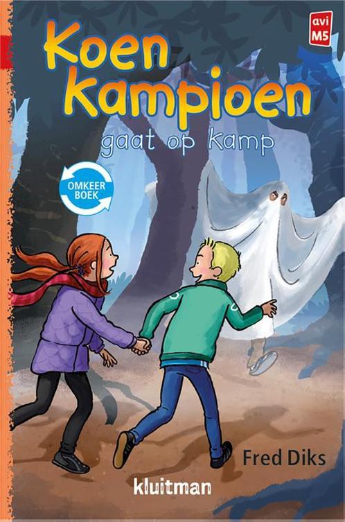 Koen Kampioen - Koen Kampioen omkeerboek-op kamp-in de krant, Boeken, Kinderboeken | Jeugd | onder 10 jaar, Zo goed als nieuw