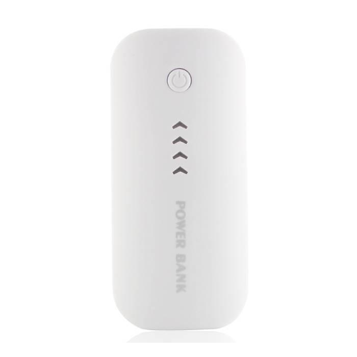 Externe 5600mAh Powerbank Noodaccu Batterij Oplader Wit, Telecommunicatie, Powerbanks, Nieuw, Verzenden
