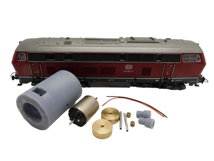 micromotor HR025C motor ombouwset voor Roco BR 215, Hobby en Vrije tijd, Modeltreinen | H0, Gelijkstroom, Overige typen, Nieuw