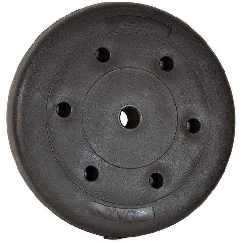Professionele Halterschijf 20 kg - Betonvulling - 26,5 mm..., Sport en Fitness, Fitnessmaterialen, Nieuw, Ophalen of Verzenden