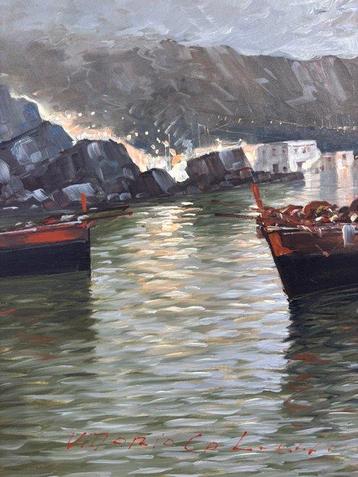 Vittorio Colucci (1935) - Molo notturno