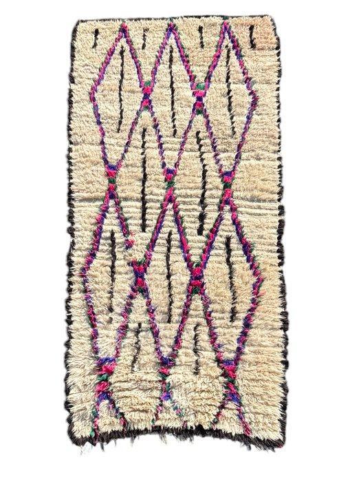 Vintage Moroccan Berber Woo Rug - Berber - Vloerkleed - 190, Huis en Inrichting, Stoffering | Tapijten en Vloerkleden