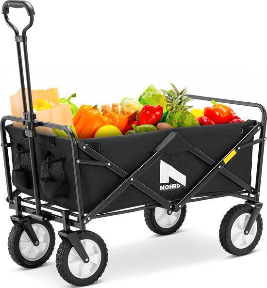 2dekans | NOHRD Bolderkar Opvouwbaar - Bolderwagen - Zwart -, Fietsen en Brommers, Fietsaccessoires | Aanhangwagens en Karren