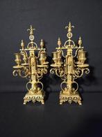 Pendule Gotische stijl Brons - 1850-1900, Antiek en Kunst