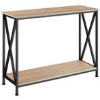 tectake Consoletafel Tacoma 100x35x80,5cm - Industrieel lich, Huis en Inrichting, Tafels | Bijzettafels, Verzenden, Nieuw