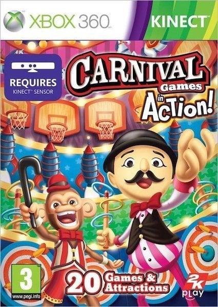 Carnival Games in Beweging! (Kinect Only) (Xbox 360 Games), Games en Spelcomputers, Games | Xbox 360, Zo goed als nieuw, Ophalen of Verzenden