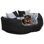 vidaXL Hondenkussen omkeerbaar en wasbaar 65x50x20 cm grijs, Dieren en Toebehoren, Honden-accessoires, Verzenden, Nieuw