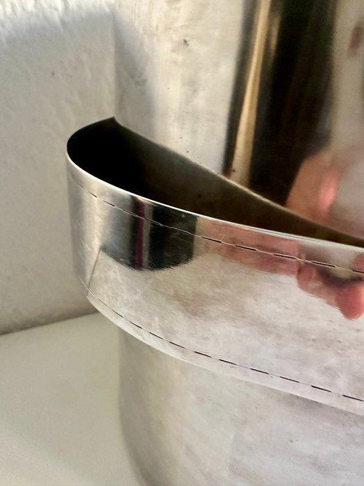 Maria Pergay - Champagne koeler - Verzilverd - Belt ijsemmer, Antiquités & Art, Antiquités | Meubles | Tables