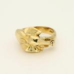 Ring - 18 karaat Geel goud - 0.02ct. tw. Diamant, Nieuw