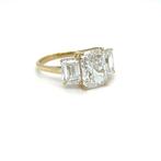 Zonder minimumprijs - Ring - 14 karaat Geel goud - 5.08ct., Handtassen en Accessoires, Ringen, Nieuw