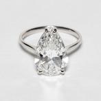 Zonder minimumprijs - Verlovingsring - 18 karaat Witgoud -, Handtassen en Accessoires, Antieke sieraden