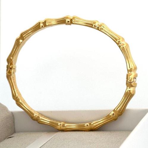 Handmade - Bracelet - Bambù Bracelet - 7 g - 18 carats Or, Handtassen en Accessoires, Antieke sieraden