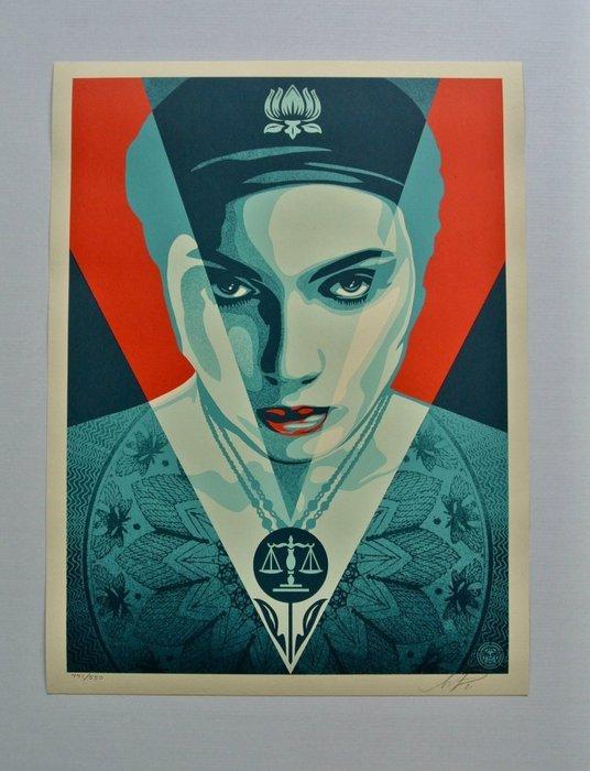 Shepard Fairey (OBEY) (1970) - Justice Woman, Antiek en Kunst, Kunst | Designobjecten
