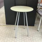 Sta-tafel bartafel, 80 cm doorsnede, trespa blad metalen